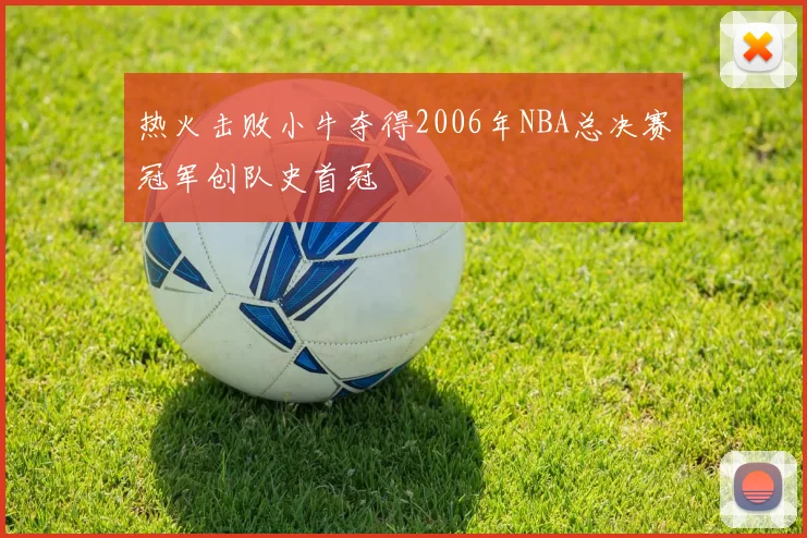 热火击败小牛夺得2006年NBA总决赛冠军创队史首冠