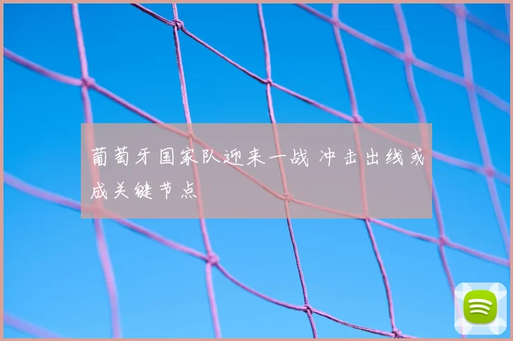 葡萄牙国家队迎来一战 冲击出线或成关键节点