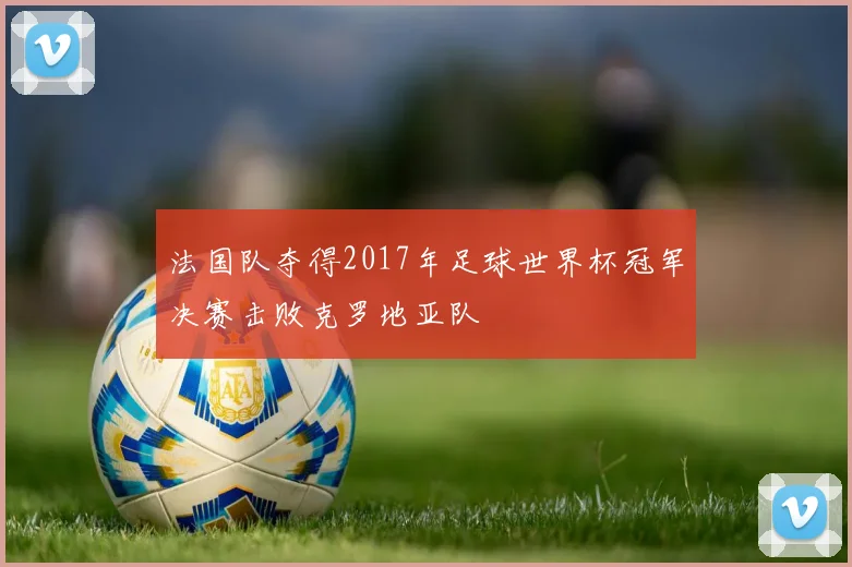 法国队夺得2017年足球世界杯冠军决赛击败克罗地亚队