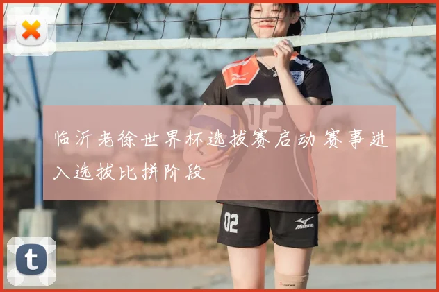 临沂老徐世界杯选拔赛启动 赛事进入选拔比拼阶段